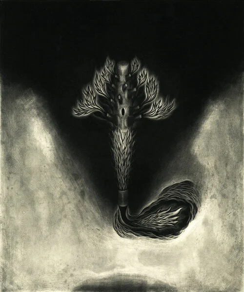 Mezzotint and Chine Collé Techniques