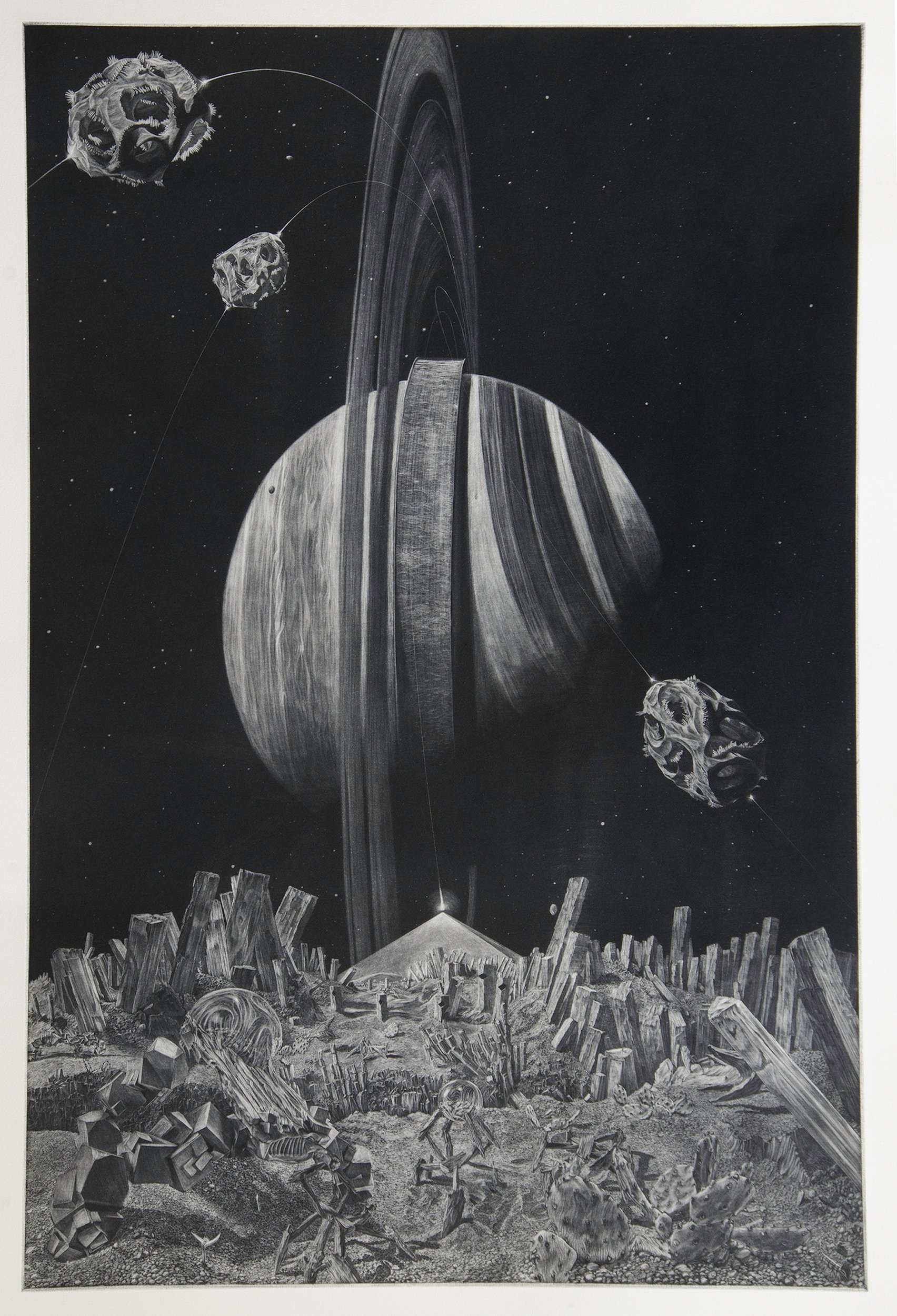  Douglas Bosley    Saturn    Mezzotint 