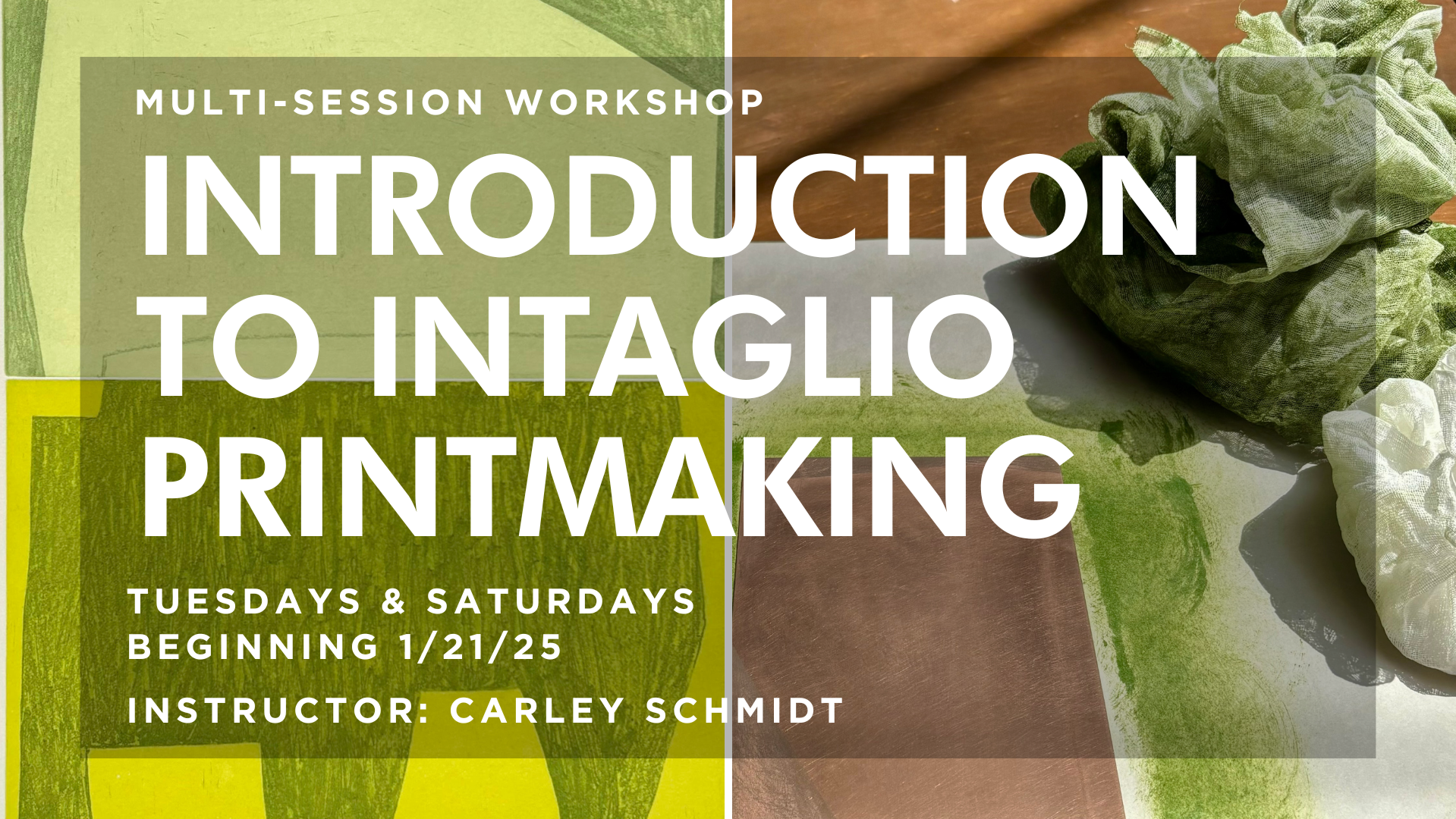 Introduction to Intaglio Printmaking — Highpoint Center for Printmaking