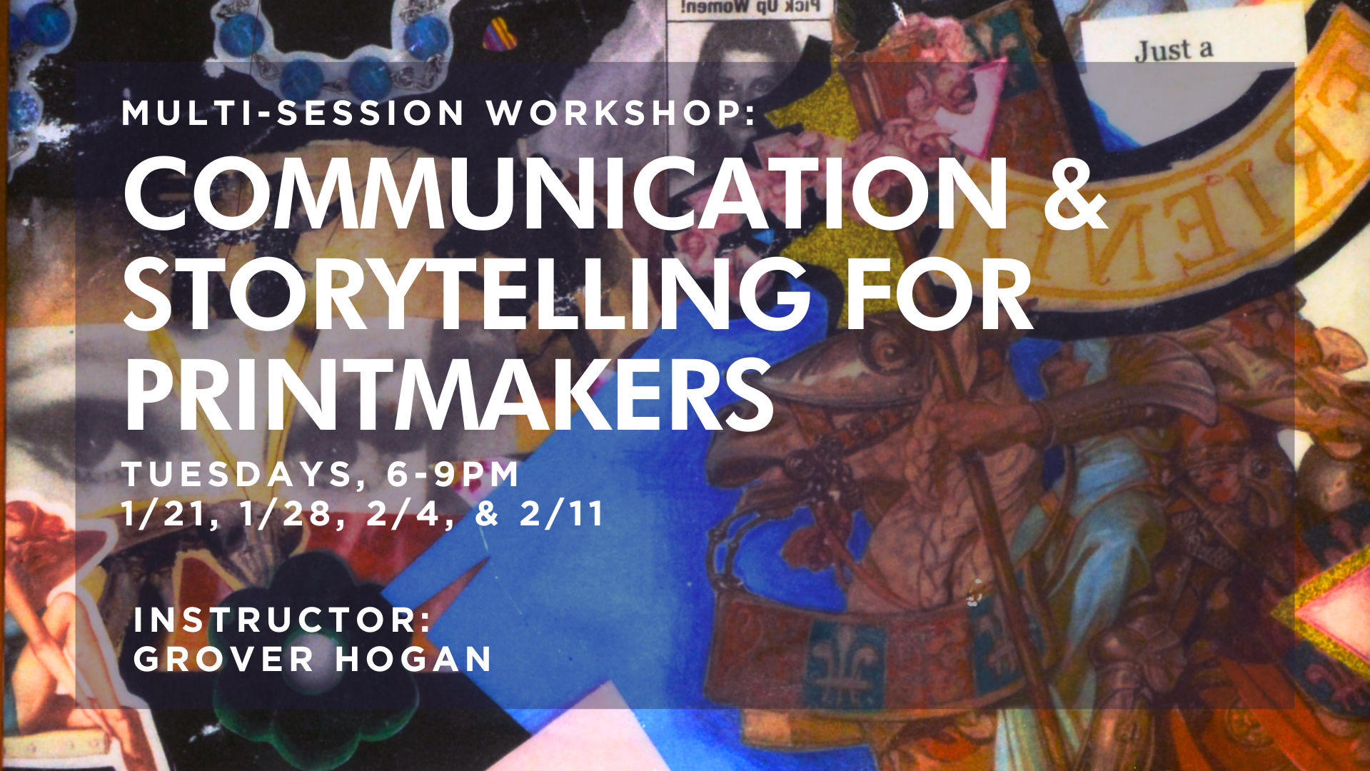 Multi-Session Workshop: Communication & Storytelling for Printmakers