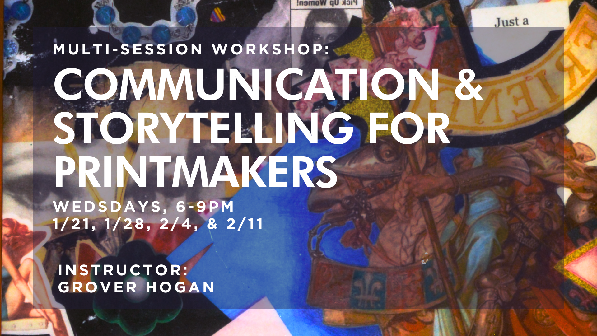 Multi-Session Workshop: Communication &amp; Storytelling for Printmakers