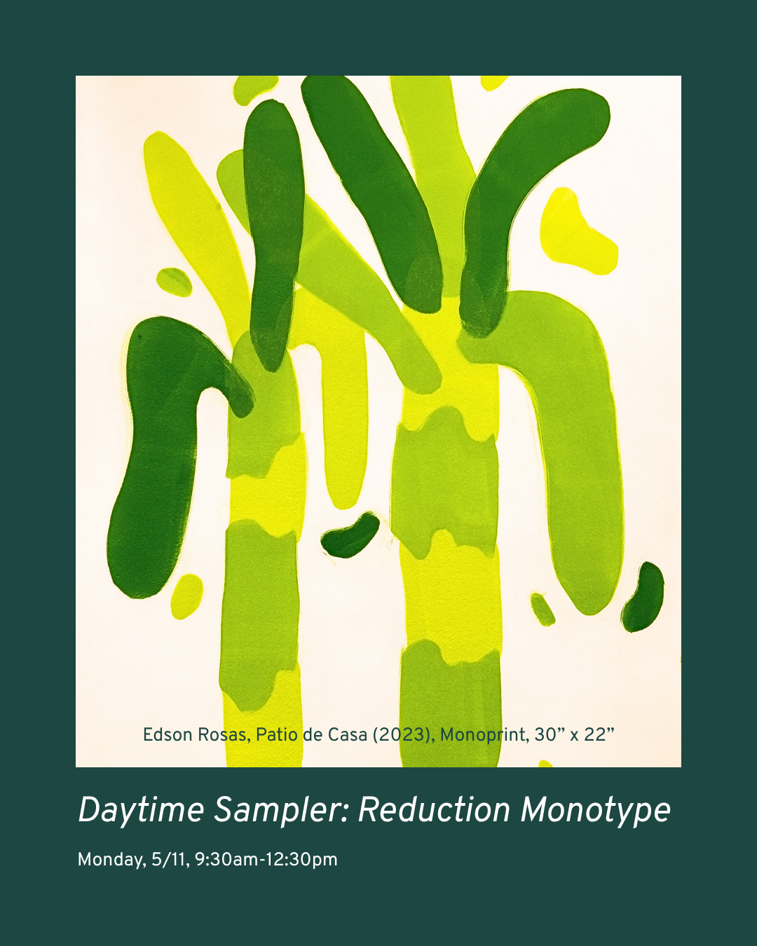 Sampler Session: Reduction Monotype