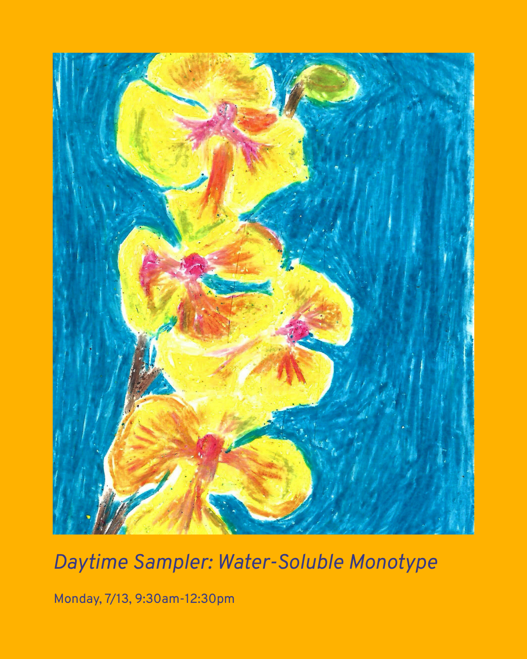 Sampler Session: Water-soluble Monotype
