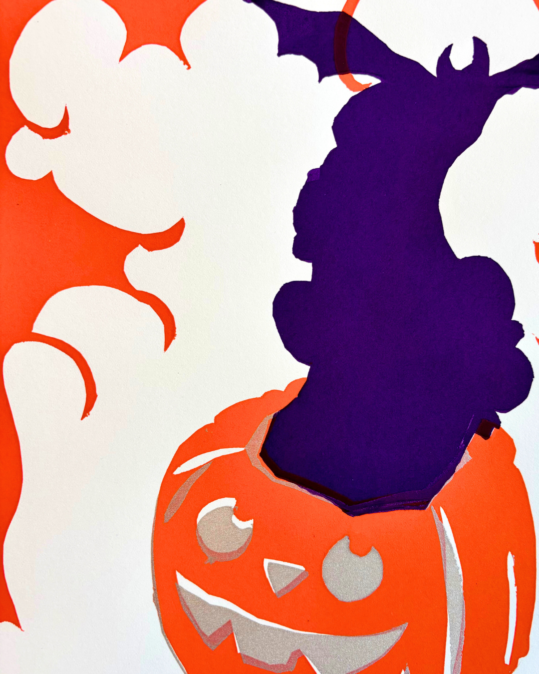 Sampler Session: Contact Paper Screenprint