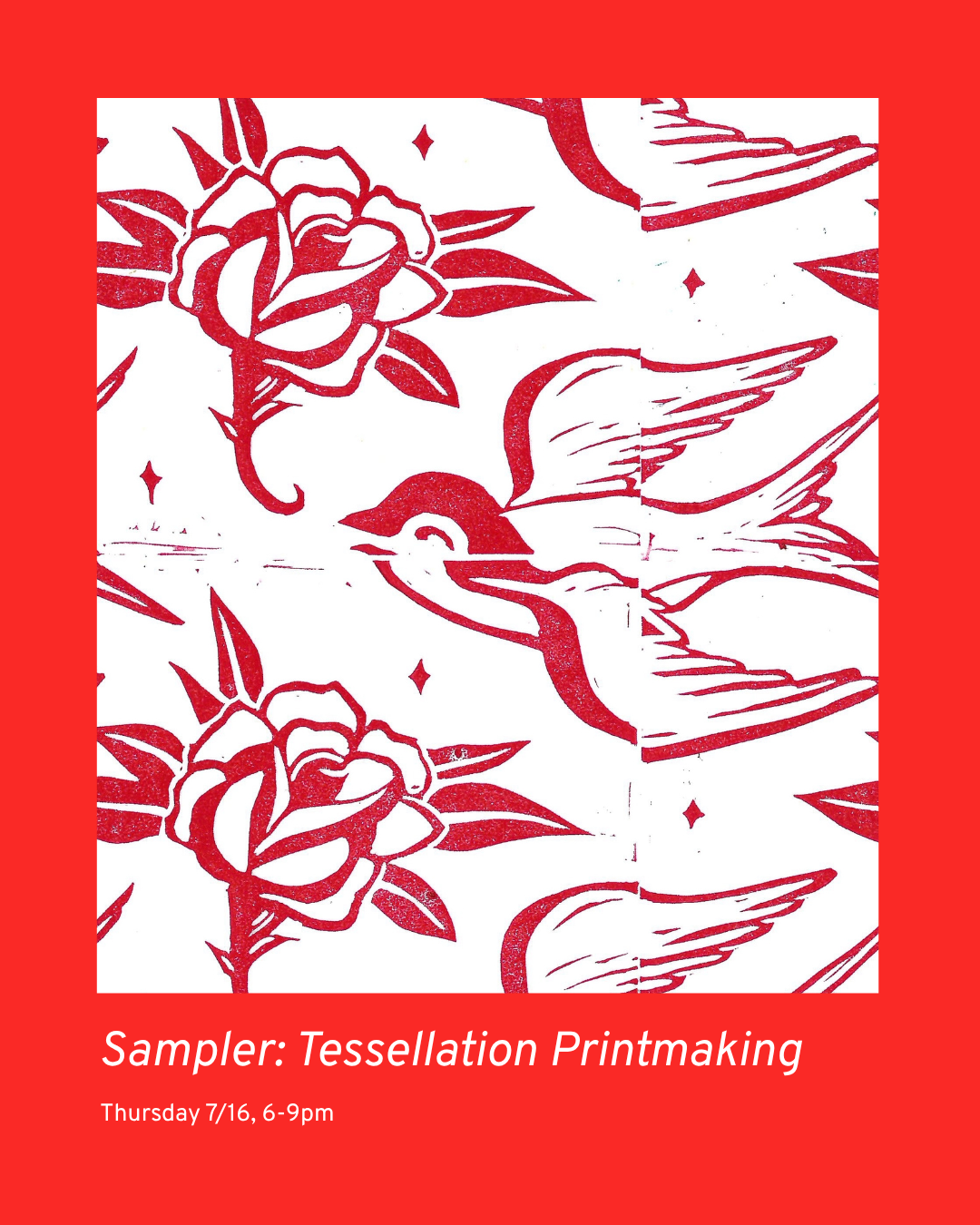 Sampler Session - July 16: Tessellation Printmaking