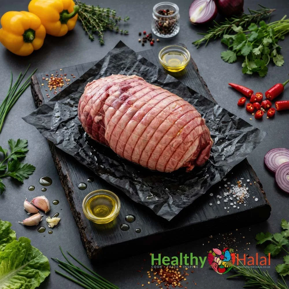 Netted Lamb Leg Boned & Rolled - Healthy Halal