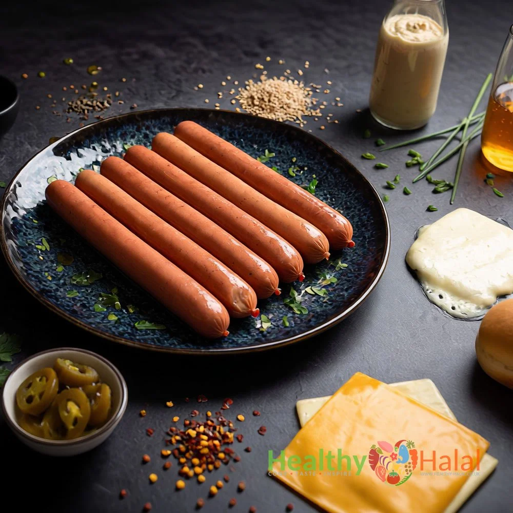 Halal Chicken & Garlic Hotdogs - Healthy Halal