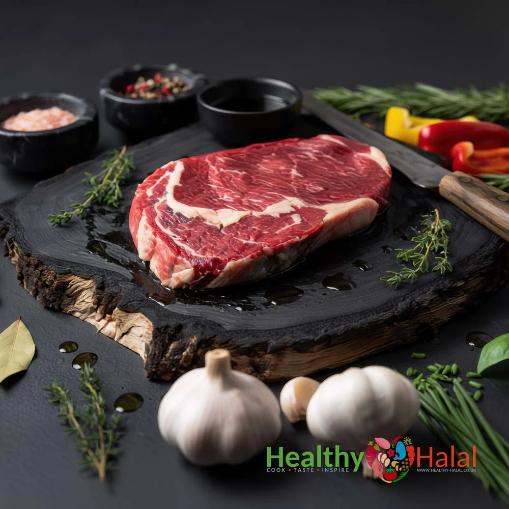 Beef Ribeye Steak - Healthy Halal
