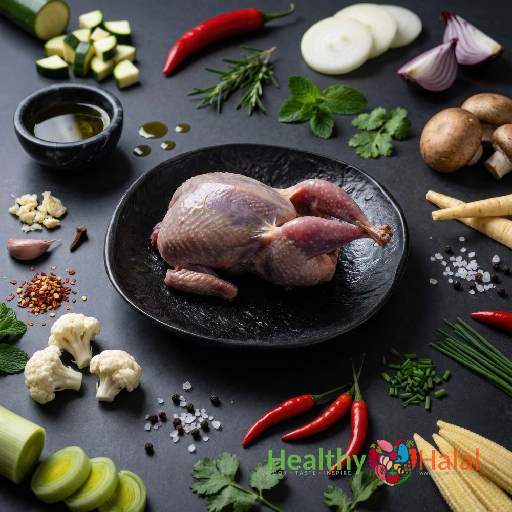 Halal Whole Quails