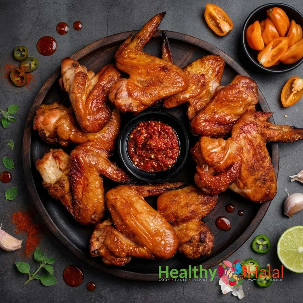 Hot & Hostile Chicken Wings - Healthy Halal