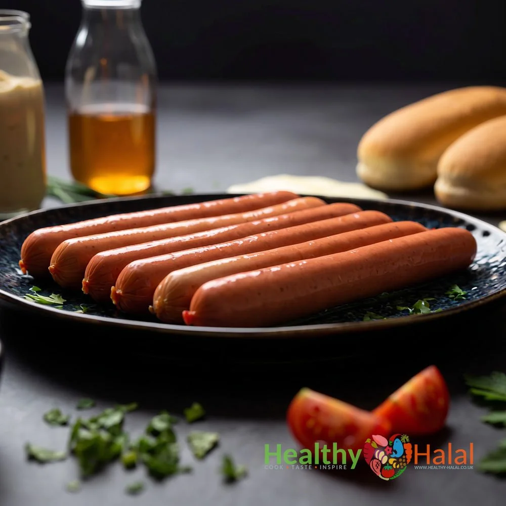 Halal Chicken & Garlic Hotdogs - Healthy Halal