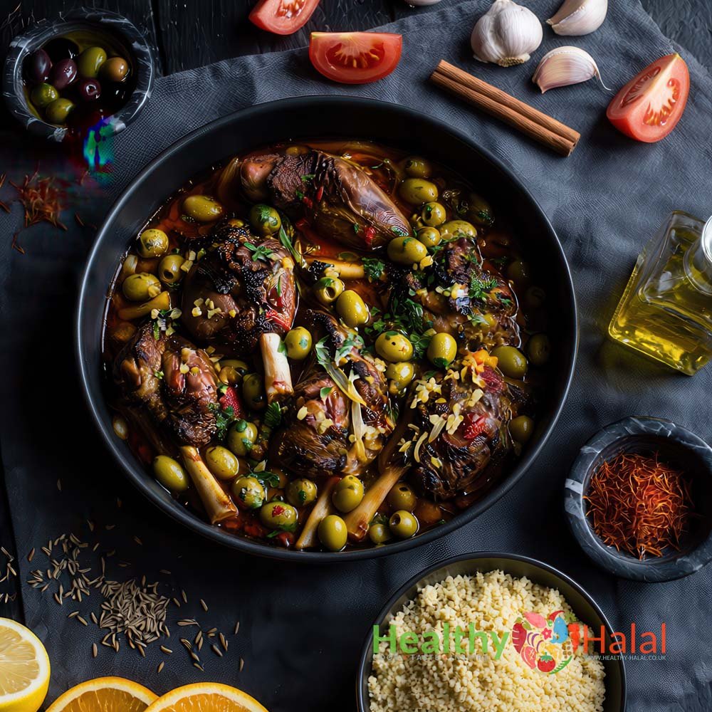 Moroccan Spiced Tender Mutton Shanks - Healthy Halal