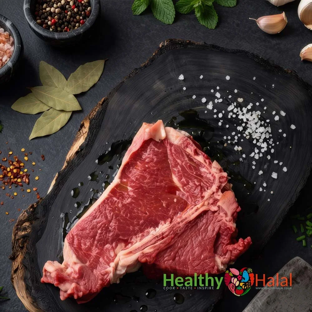 Angus Beef T-Bone Steak - Healthy Halal