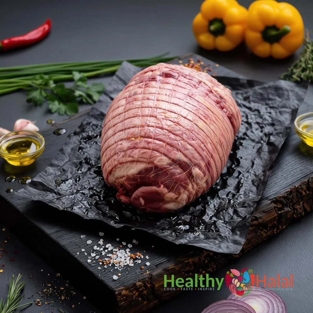 Netted Lamb Leg Boned & Rolled - Healthy Halal