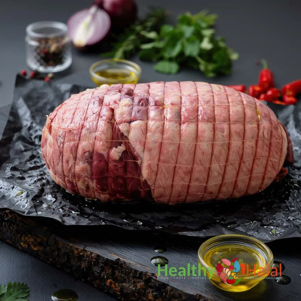 Netted Lamb Leg Boned & Rolled - Healthy Halal