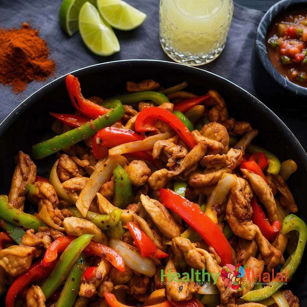Chicken Fajita Strips - Healthy Halal
