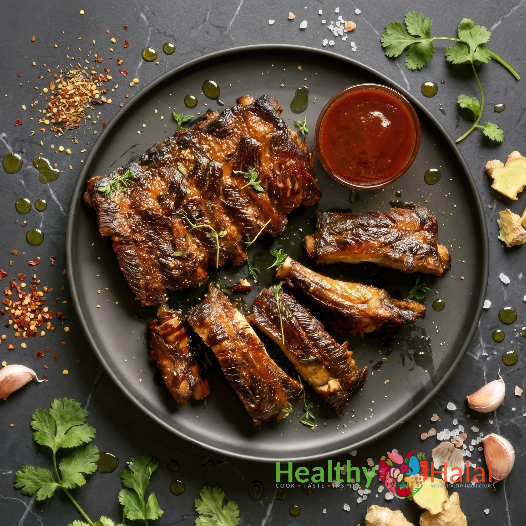 Asian Influence Lamb Spare Ribs - Healthy Halal