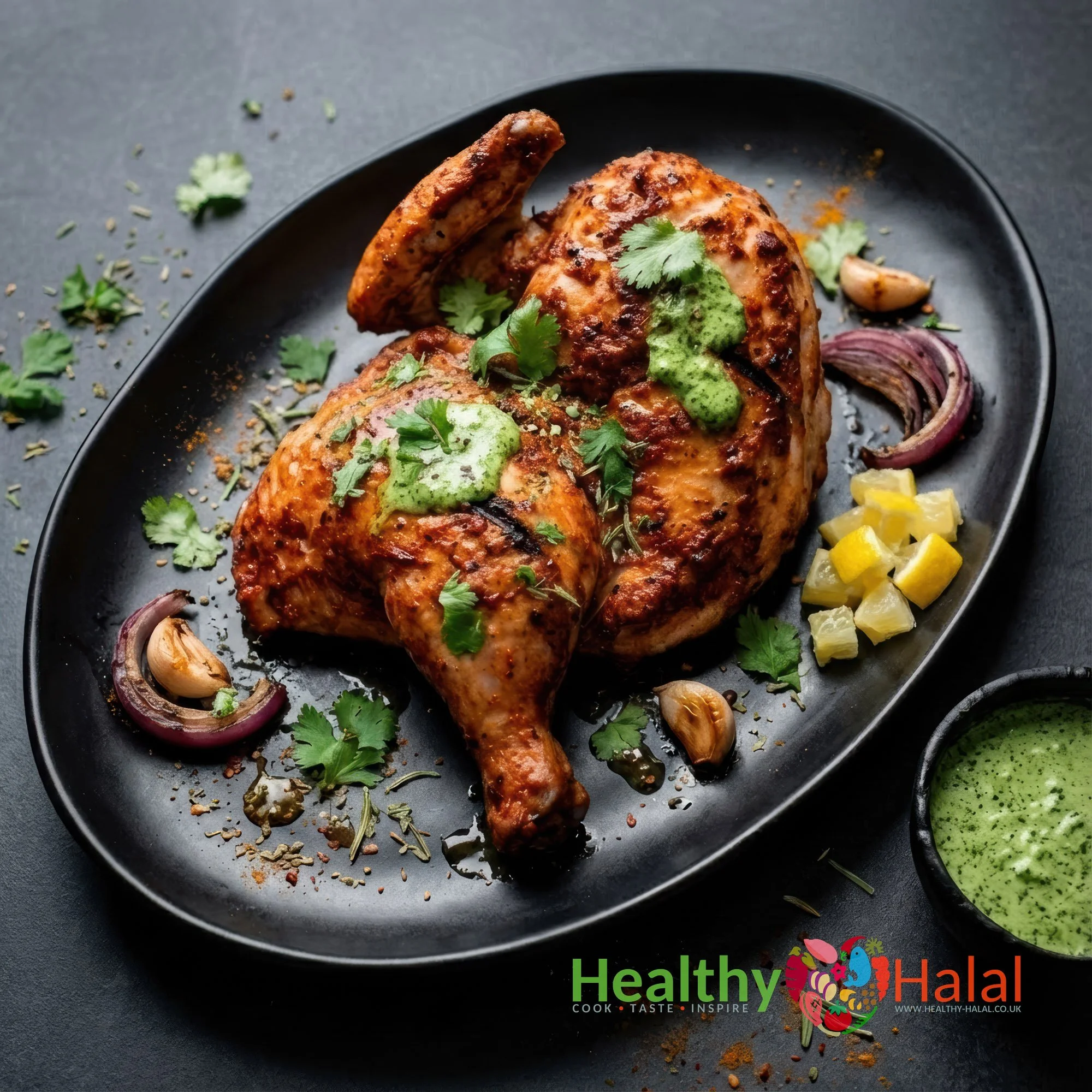 Brazilian Burst Half Chicken - Healthy Halal