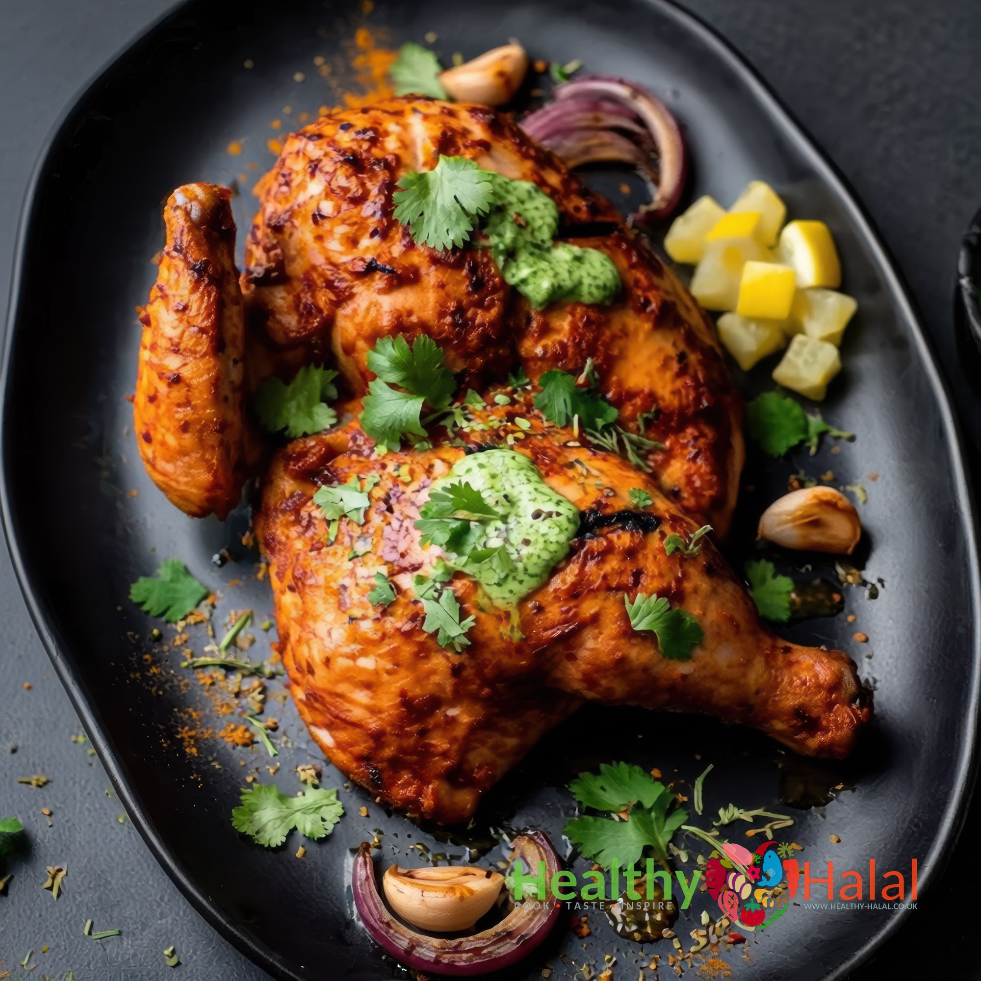 Brazilian Burst Half Chicken - Healthy Halal
