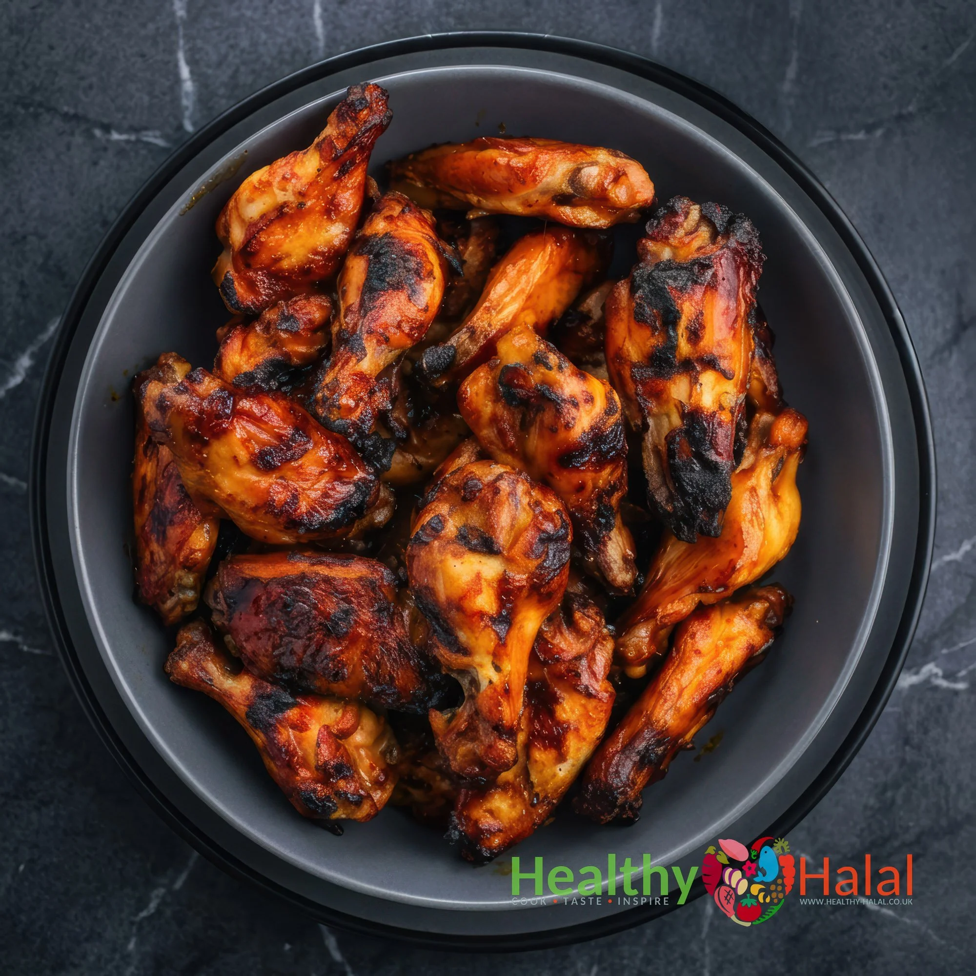 Brazilian Burst Chicken Wings - Healthy Halal