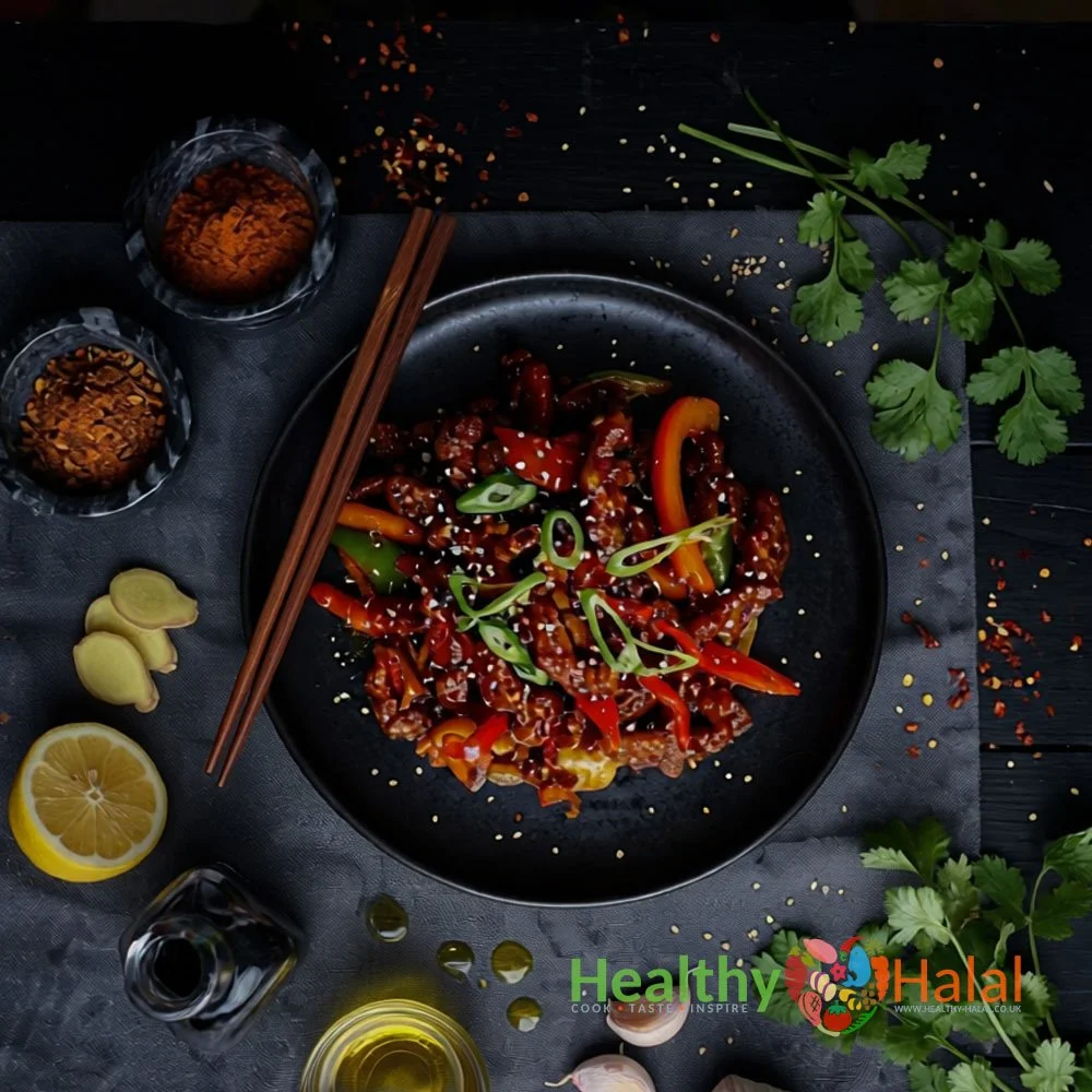 Chinese Salt & Pepper Chilli Beef Strips - Healthy Halal