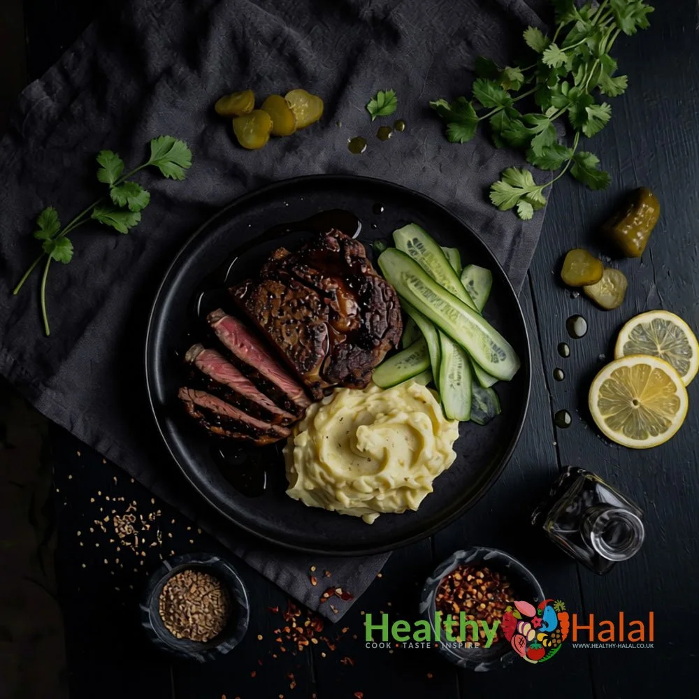 Punchy Pepper Beef Rib Eye Steak