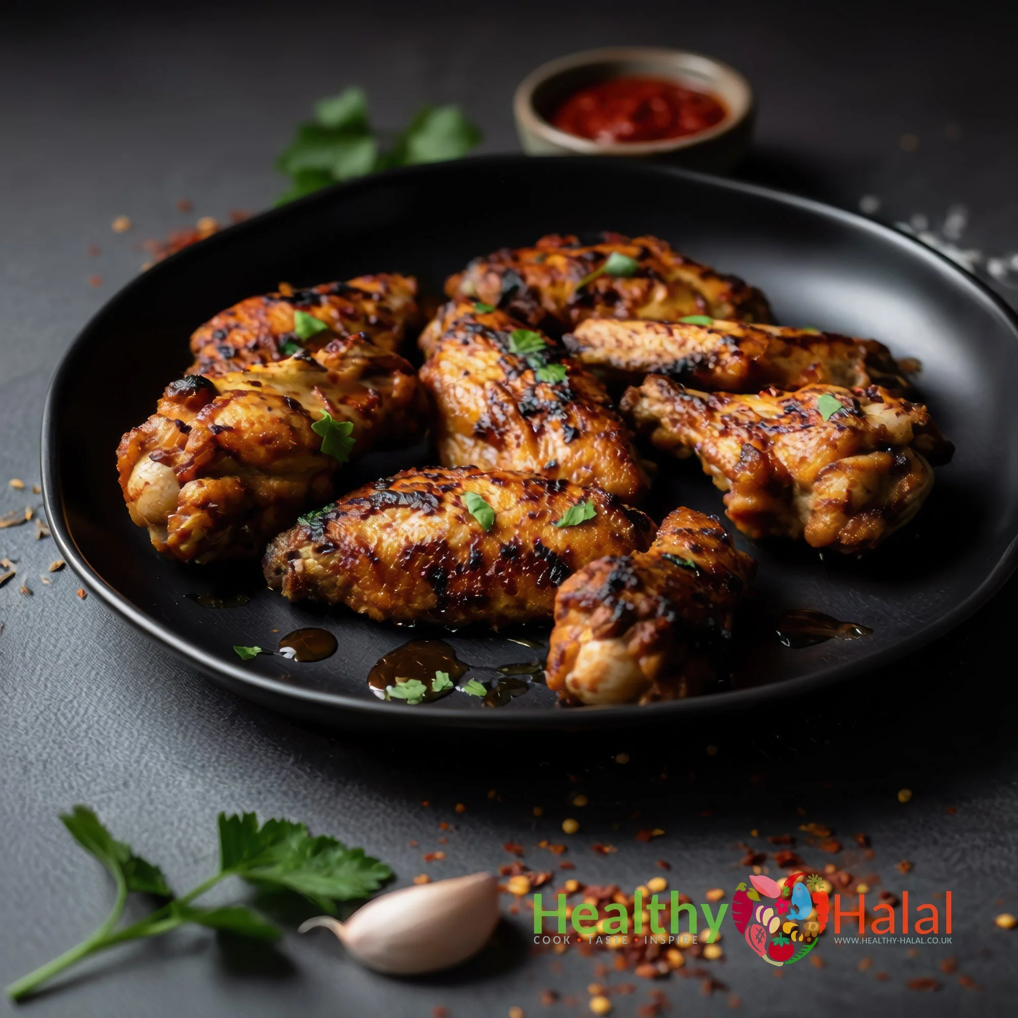 Algerian Herb Chicken Wings - Healthy Halal