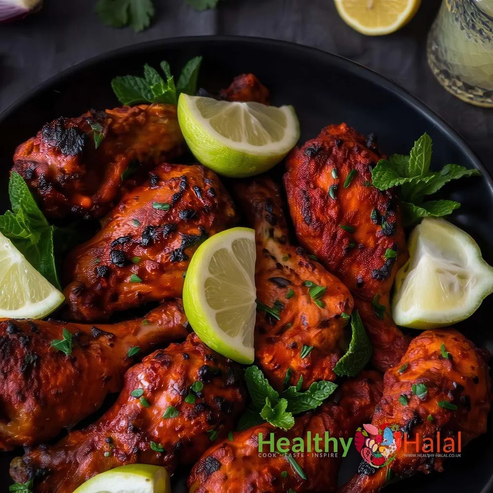 Tandoori Chicken Drumsticks - Healthy Halal