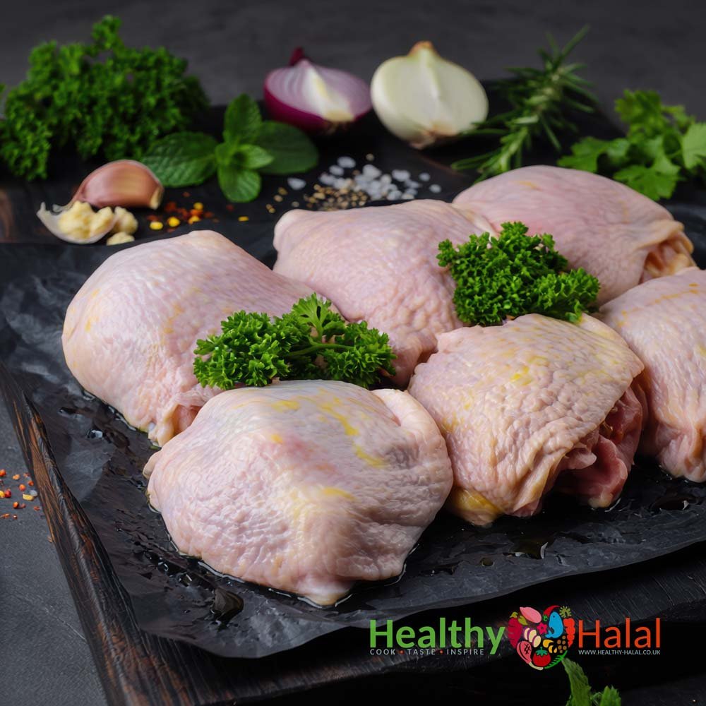 Oyster Chicken Thighs - Healthy Halal