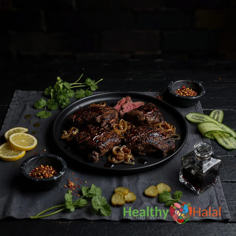 Montreal Spiced Beef Flat Iron Steak - Healthy Halal