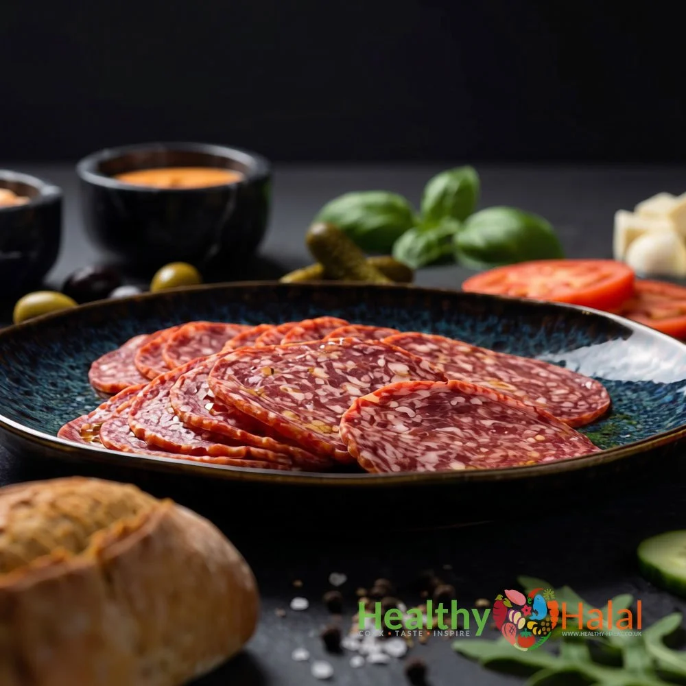 Halal Sliced Artisan Beef Salami - Healthy Halal
