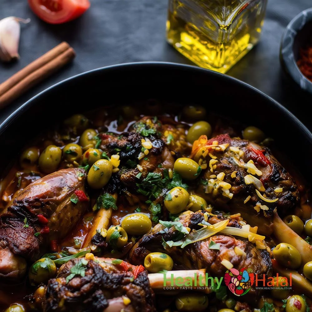 Moroccan Spiced Tender Mutton Shanks - Healthy Halal