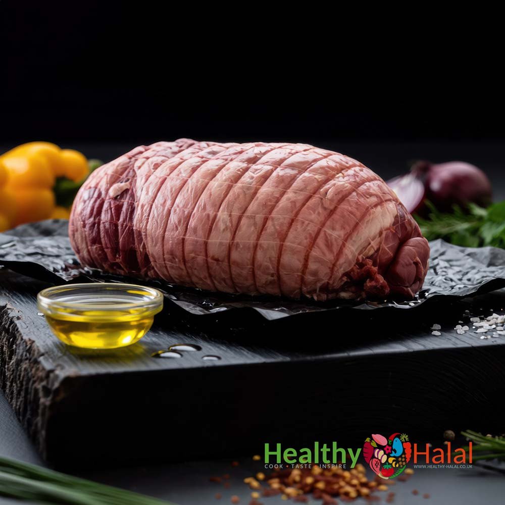 Netted Lamb Leg Boned & Rolled - Healthy Halal