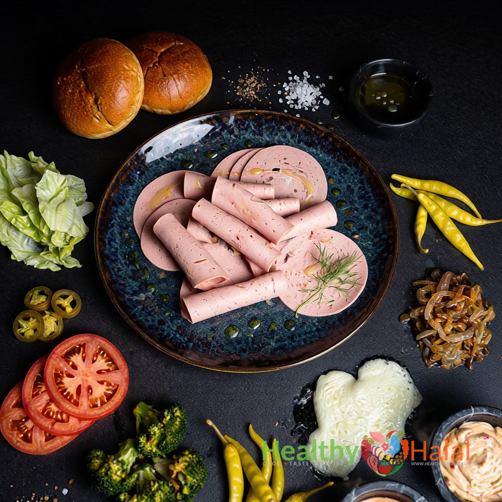 Sliced Beef Mortadella - Healthy Halal
