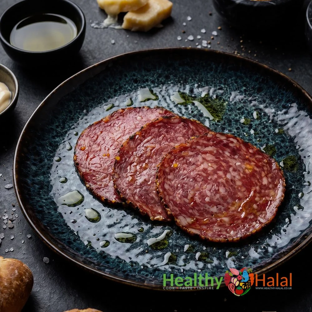 Pepper Coated Smoked Beef Salami - Healthy Halal