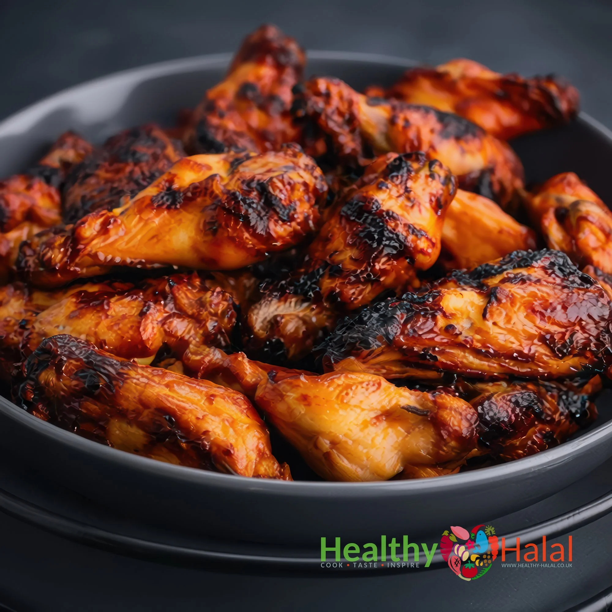 Brazilian Burst Chicken Wings - Healthy Halal
