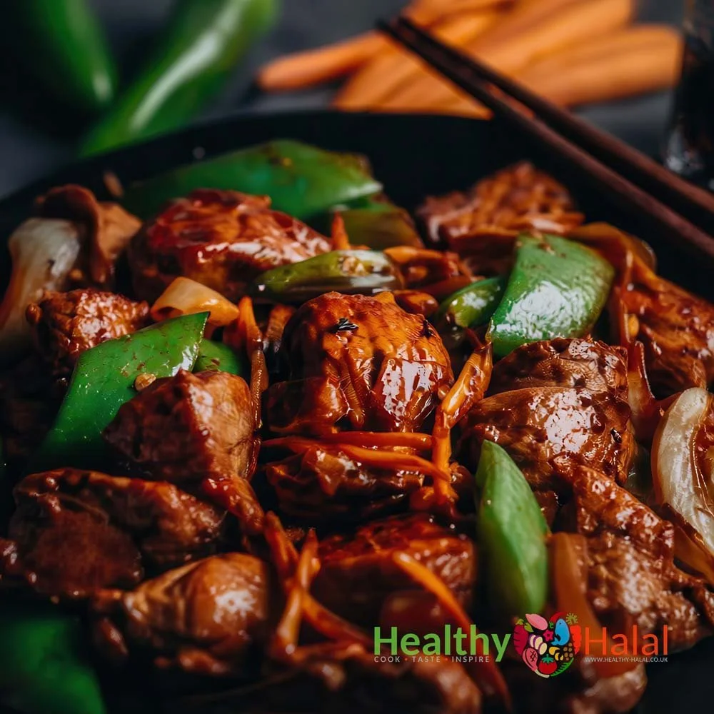 Spicy Mongolian Boneless Lamb Bites - Healthy Halal