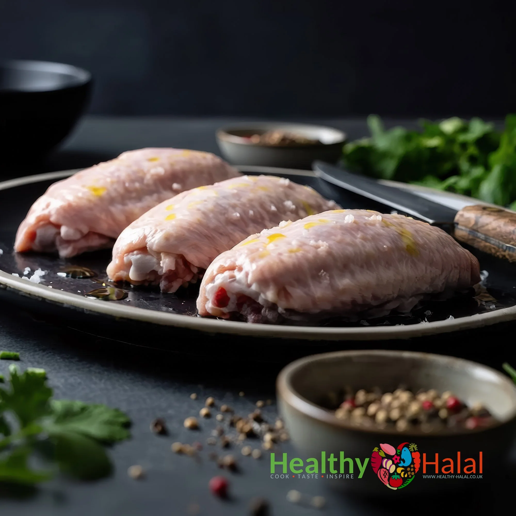 Halal Fresh Turkey Mid Wings - Healthy Halal