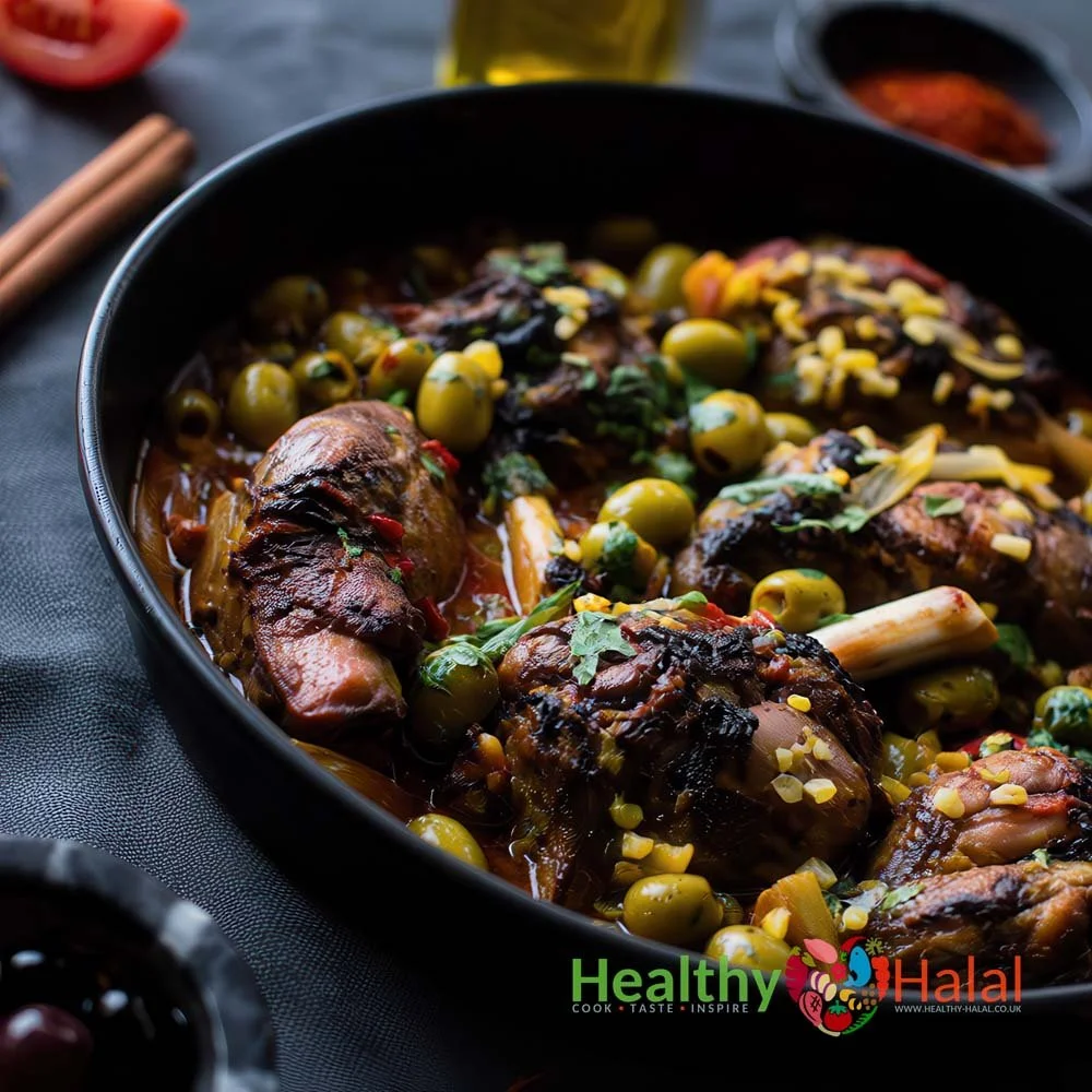 Moroccan Spiced Tender Mutton Shanks - Healthy Halal