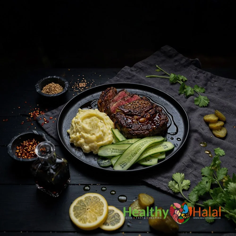 Punchy Pepper Beef Rib Eye Steak - Healthy Halal
