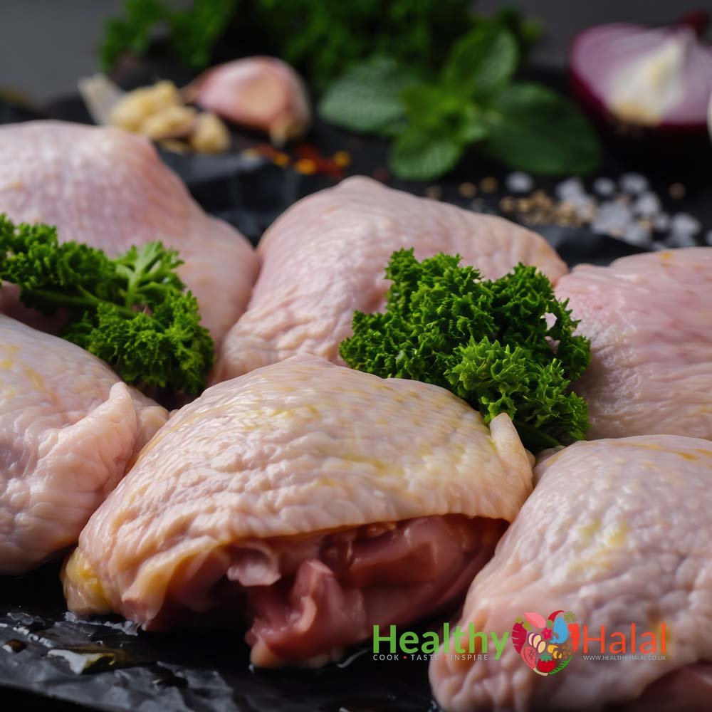 Oyster Chicken Thighs - Healthy Halal