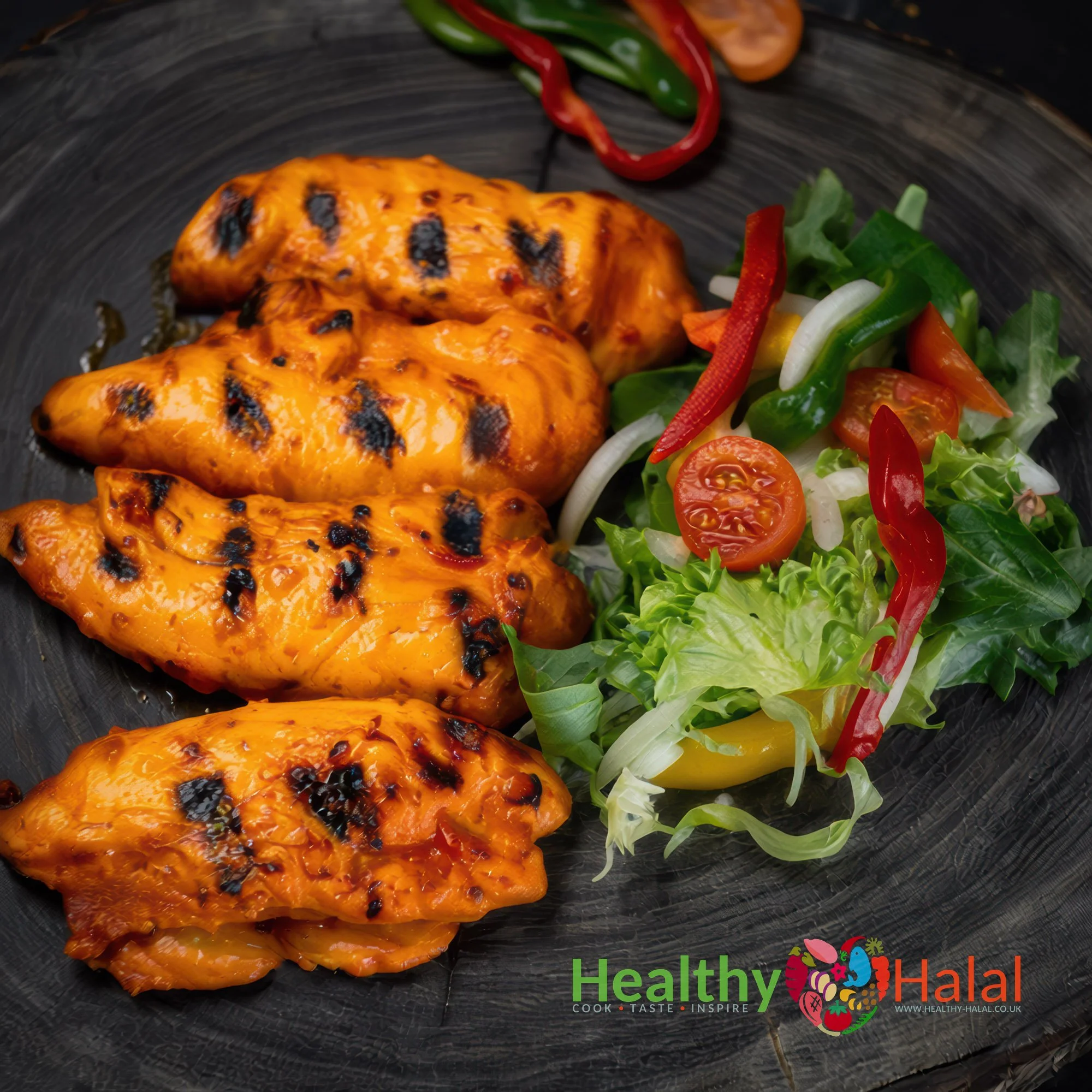 3kg Peri Peri Chicken Breast Strips - Healthy Halal