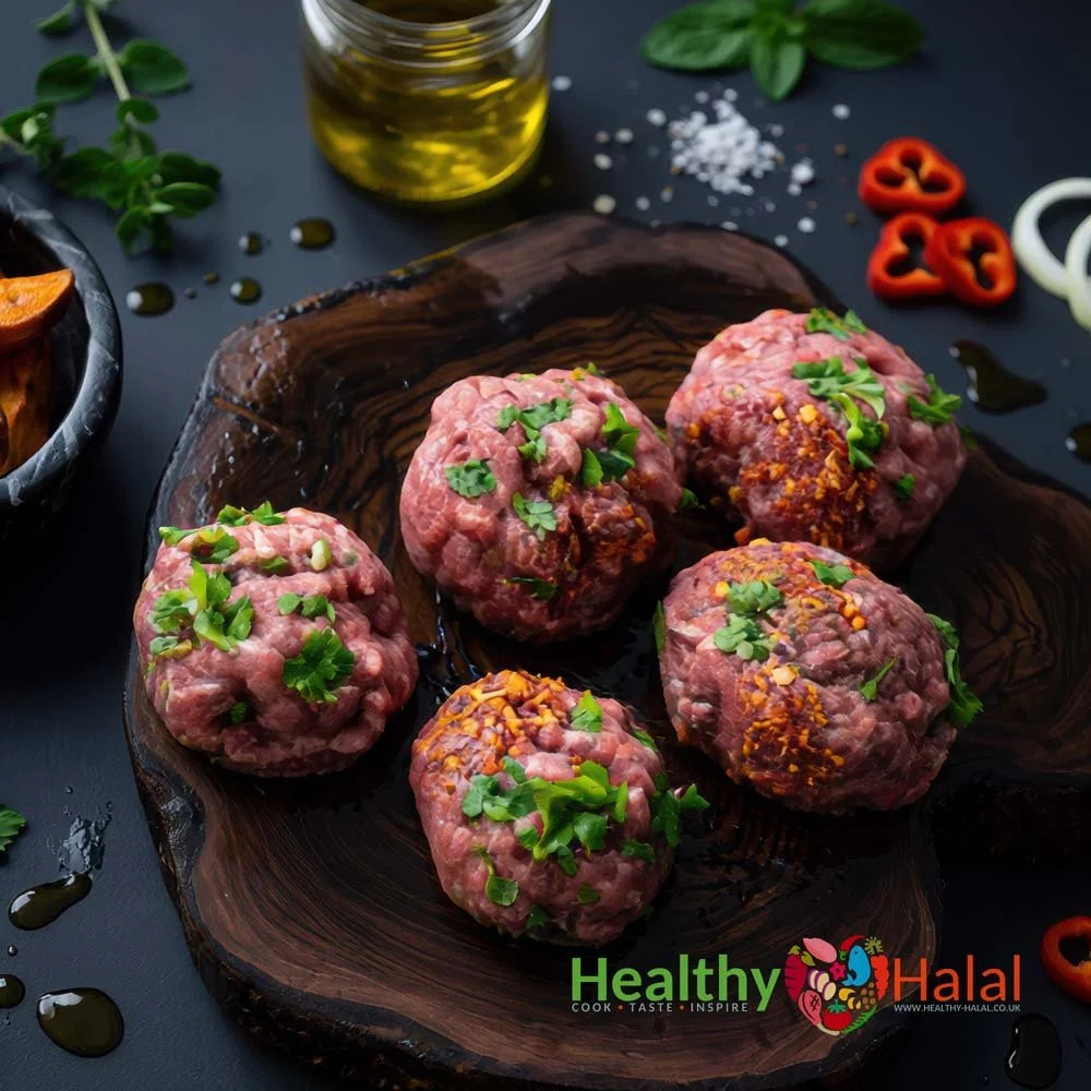 Gluten Free Hand Made Beef Meatballs - Healthy Halal