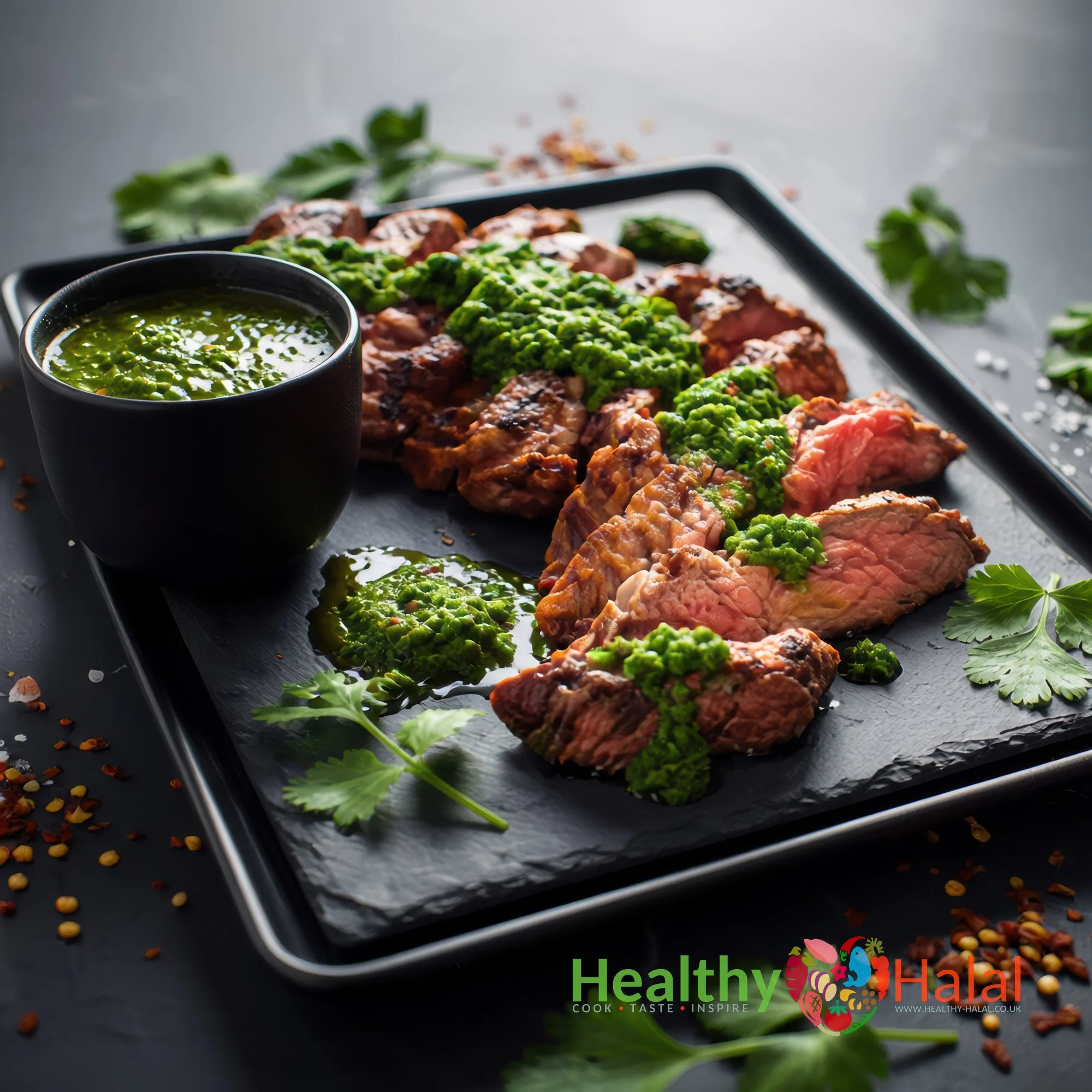 Chimichurri Beef Strips Stir-Fry - Healthy Halal