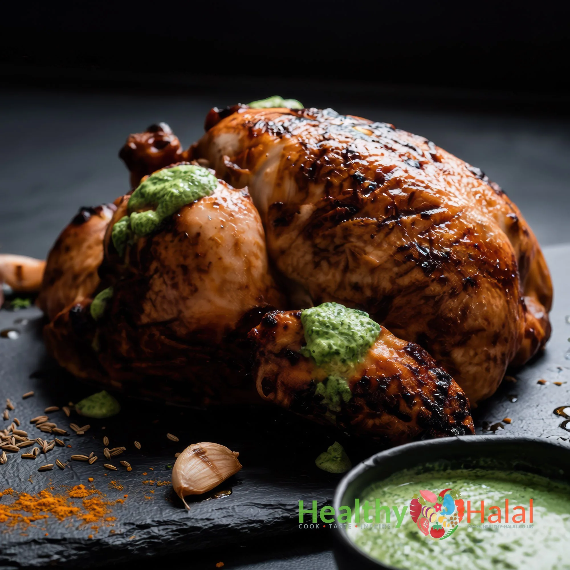 Brazilian Burst Whole Chicken - Healthy Halal