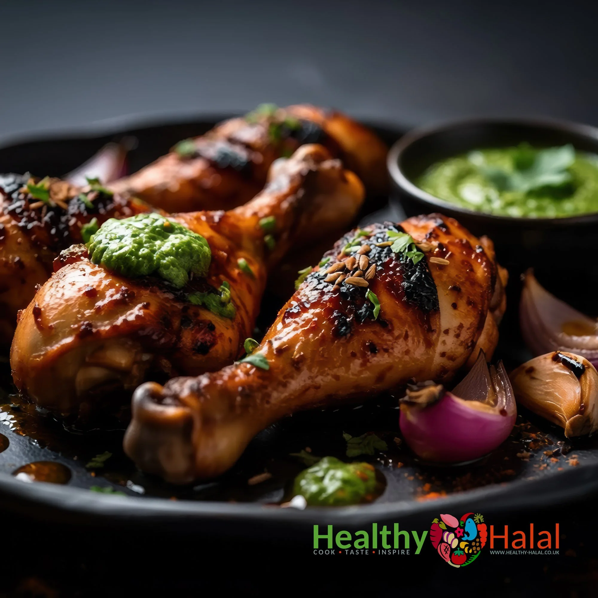 Brazilian Burst Chicken Legs - Healthy Halal