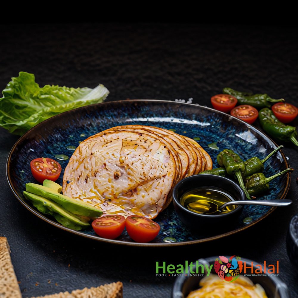 Sliced Chicken Breast With Peppers - Healthy Halal