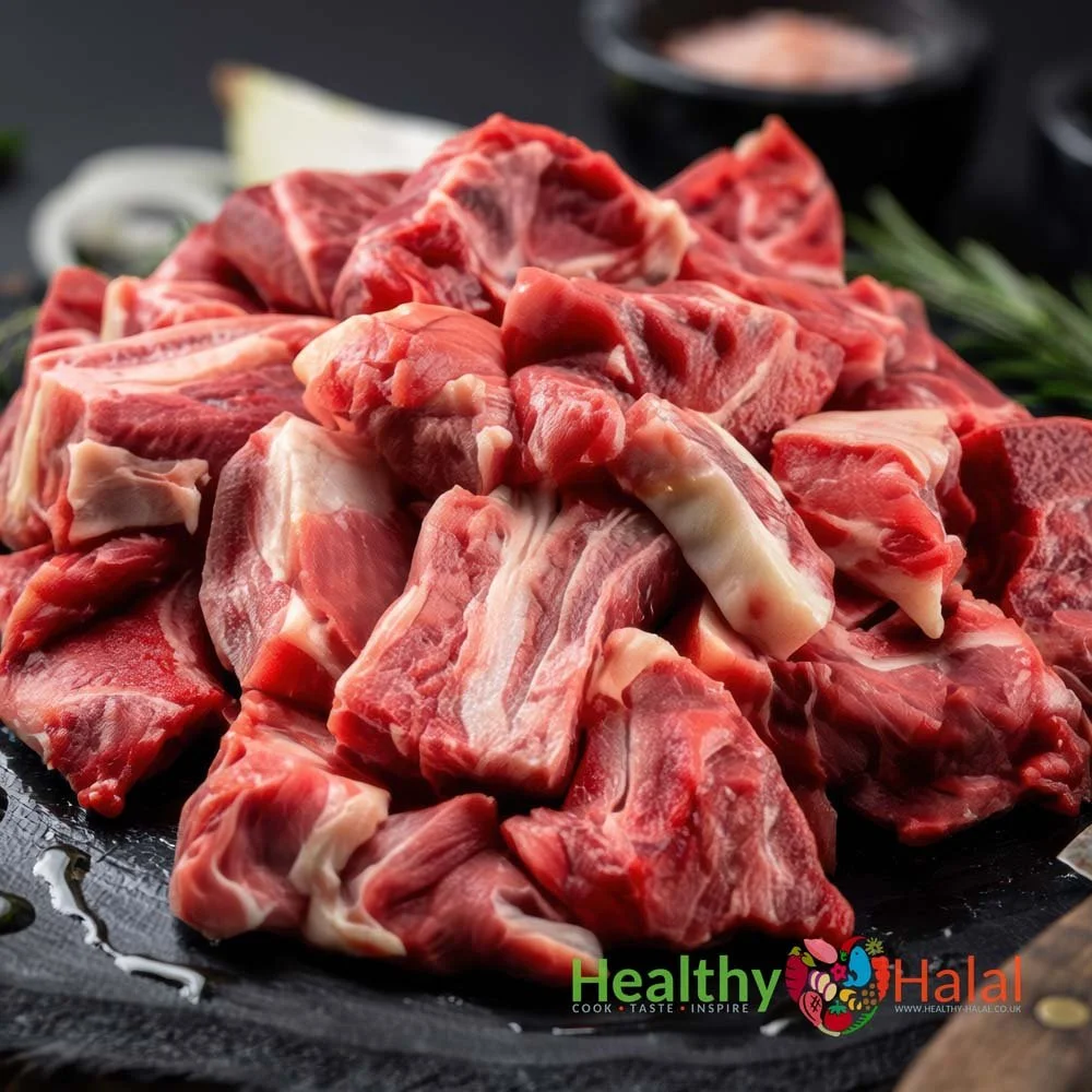 Mix Diced Beef (Bone-in) - Healthy Halal