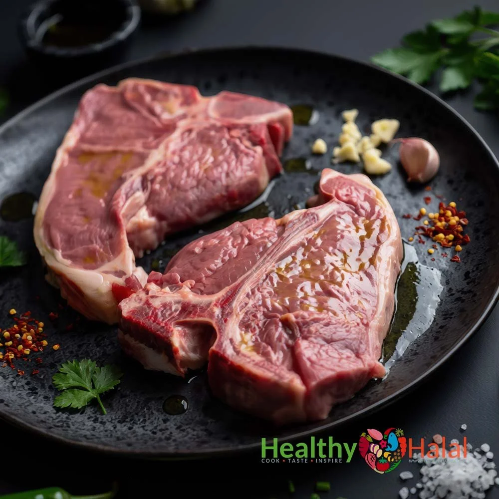 Rose Veal Back Chops - Healthy Halal