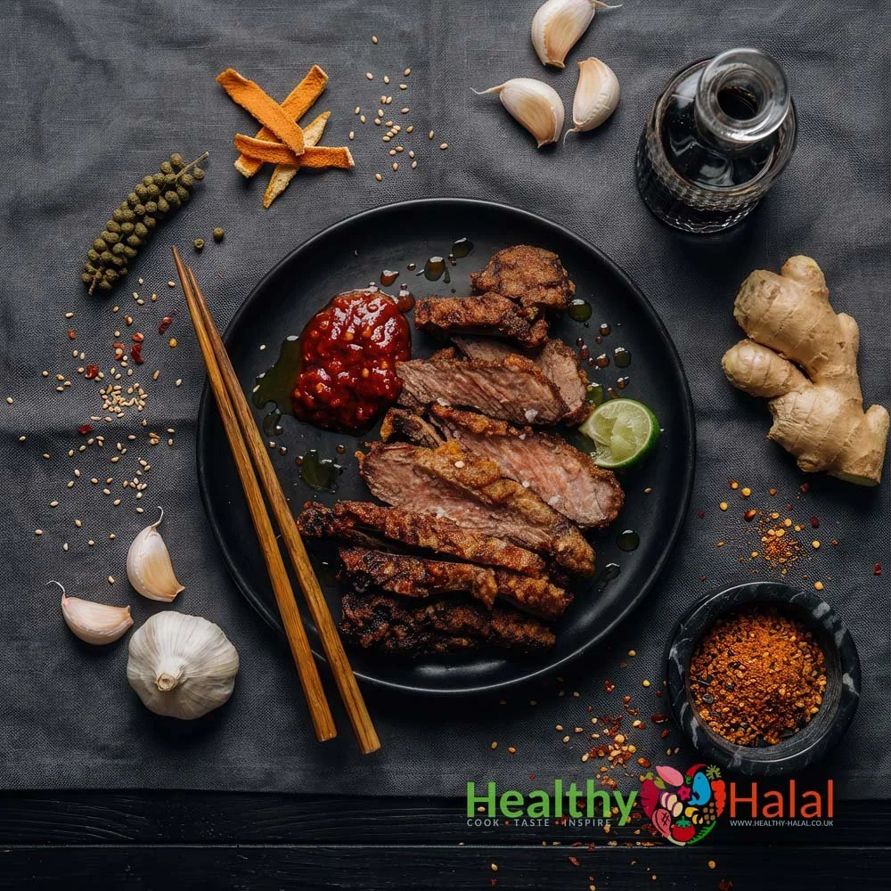 Japanese BBQ Togarashi Beef Frying Steaks